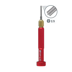 AMAOE 3D Precision Screwdriver Aluminum Drill - Convex Cross 2.5 (Not Returnable)