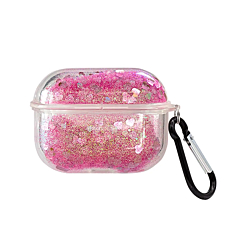 Rose Sand Glittering Clear Case - CLEAR for Airpods 4th Gen (Only Ground Shipping)