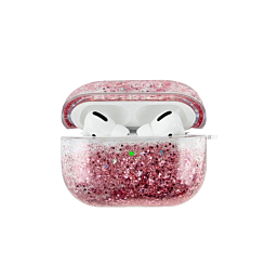 Rose Sand Glittering Clear Case - CLEAR for Airpods Pro 2nd Gen (Only Ground Shipping)