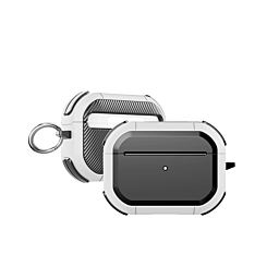AirPods Pro 3 Rugged Armor with Keychain Case - WHITE (Only Ground Shipping)