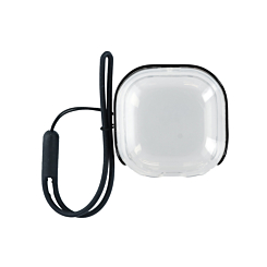 Galaxy Buds Pro / Buds 2 Pro / Buds 2 / Buds FE / Buds Live Transparent Case - CLEAR & BLACK (Only Ground Shipping)