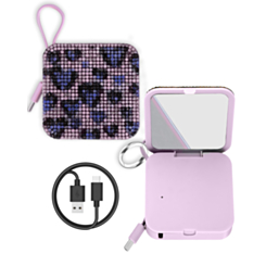 Bytech Whimsy Bling Power Bank (4000 mAh) (LIGHT PURPLE) (Only Ground Shipping)