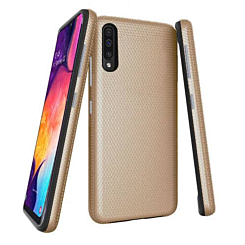 Galaxy A50s / A50 / A30s Shock Absorption Protective Dual Layer Case - GOLD (Only Ground Shipping)