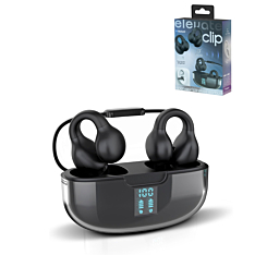 ELEVATE CLIP Open Ear True Wireless Earbuds - BLACK (Only Ground Shipping)