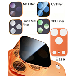 Magnetic Phone Camera Filter Kit with ND UV CPL Black Mist Filters for iPhone 17 Pro Max (COSMIC ORANGE) (Only Ground Shipping)