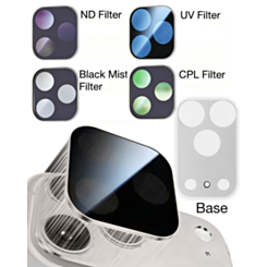 Magnetic Phone Camera Filter Kit with ND UV CPL Black Mist Filters for iPhone 17 Pro Max (SILVER) (Only Ground Shipping)