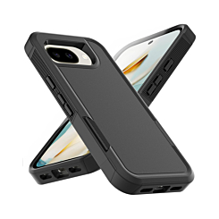 Dual Layers Shockproof Strong Case  w/Ring for Google Pixel 10A (BLACK) (Only Ground Shipping)