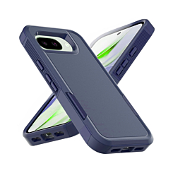 Dual Layers Shockproof Strong Case  w/Ring for Google Pixel 10A (BLUE) (Only Ground Shipping)