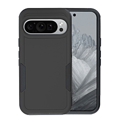 Google Pixel 10 Pro XL Dual Layers Shockproof Strong Case - BLACK (Only Ground Shipping)