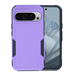 Google Pixel 10 Pro XL Dual Layers Shockproof Strong Case - PURPLE (Only Ground Shipping)