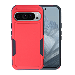 Google Pixel 10 Pro XL Dual Layers Shockproof Strong Case - RED (Only Ground Shipping)