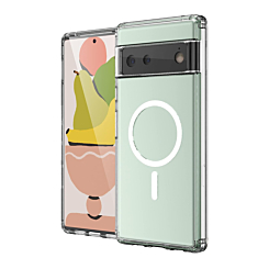 Google Pixel 6 Wireless Charging Case - CLEAR (Full Bottom Close) (Only Ground Shipping)