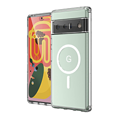 Google Pixel 6 Pro Wireless Charging Case - CLEAR (Full Bottom Close) (Only Ground Shipping)
