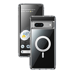 Google Pixel 7A Wireless Charging Case - CLEAR (Full Bottom Close) (Only Ground Shipping)