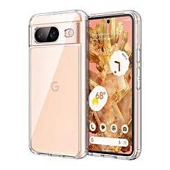 Google Pixel 8 Hybrid Case with Air Cushion Technology - CLEAR (Only Ground Shipping)