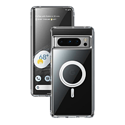 Google Pixel 8 Pro Wireless Charging Case - CLEAR (Full Bottom Close) (Only Ground Shipping)