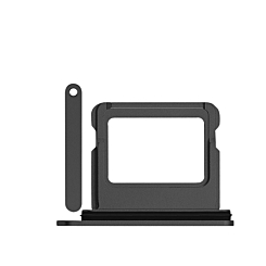 Single Sim Card Tray for iPhone 17 (BLACK)