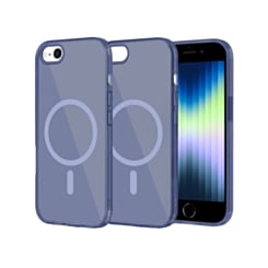 Transparent Magnetic Shockproof Case - NAVY for iPhone 6 / 6S / 7G / 8G / SE (Only Ground Shipping)
