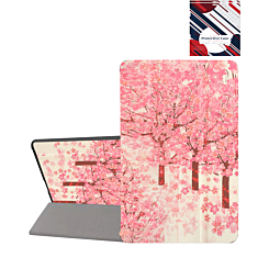 Old Style Notebook Design Case - PINK TREES for iPad 10 2022 (10.9") / iPad 11 (A16) / Air 11 2024 / Air 4 / Air 5 / Air 6 / Air 7 / Pro 11 (All Models) (Only Ground Shipping)