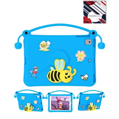 Kids Shockproof Tablet Case with Bee Handle Stand (BLUE) for iPad 10.2" (7th / 8th / 9th) / Air 3 / Pro 10.5 (Only Ground Shipping)