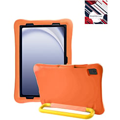 Kids Shockproof Tablet Case with Rotating Handle Stand - ORANGE for iPad 10 2022 (10.9") / iPad 11 (A16) (Only Ground Shipping)