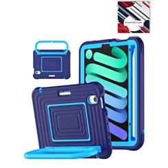 SoftShield Tablet Case with Handle Stand (DARK BLUE) for iPad 10 2022 (10.9") / iPad 11 (A16) (Only Ground Shipping)
