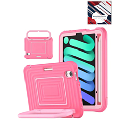 SoftShield Tablet Case with Handle Stand (PINK) for iPad 10 2022 (10.9") / iPad 11 (A16) (Only Ground Shipping)