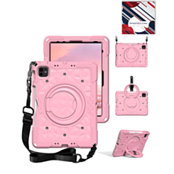 HaloRing 360 Tablet Case with Shoulder Strap (PINK) for iPad 10 2022 (10.9") / iPad 11 (A16) (Only Ground Shipping)