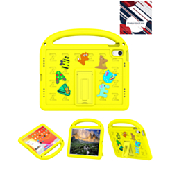 FunFrame Protective Handle Tablet Case with Kickstand (YELLOW) for iPad 10 2022 (10.9") / iPad 11 (A16) (Only Ground Shipping)