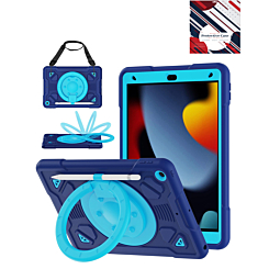 Shockproof Heavy Duty Stand Case with Pen Slot - NAVY BLUE for iPad 10.2" (7th / 8th / 9th) / Air 3 / Pro 10.5 (Only Ground Shipping)