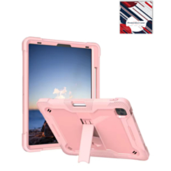 TriShield Tablet Case with Kickstand (PINK) for iPad Pro 13 (2024 / 2025) (Only Ground Shipping)