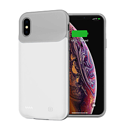 iPhone X/XS Slim Protective Battery Case (3200 mAh) (GRAY) (Only Ground Shipping)
