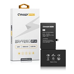 Purchase the QMAX Pro replacement battery for iPhone X with 2960 mAh capacity.