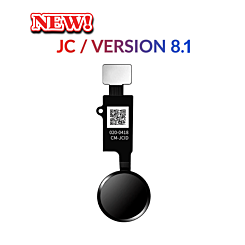 Buy the black Home Button solution flex cable version 8.1 JC for iPhone 8 Plus, 8, SE 2020 and 2022, 7 Plus, and 7.