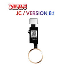 Shop the gold Home Button solution flex cable version 8.1 JC for iPhone 8 Plus, 8, SE 2020 and 2022, 7 Plus, and 7.