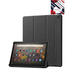 Smart Shockproof Stand Case - BLACK for Kindle Fire HD10 (2023) (Only Ground Shipping)