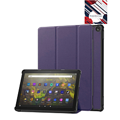 Smart Shockproof Stand Case - PURPLE for Kindle Fire HD10 (2023) (Only Ground Shipping)