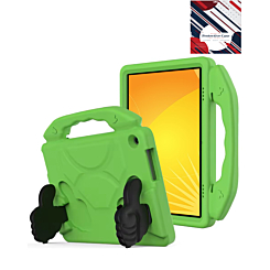 Hand - Held Stand Kids Case - GREEN for Kindle Fire Max 11 (2023) (Only Ground Shipping)