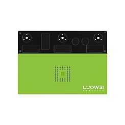 LuoWei LW-M2 Microscope Tin Planting Platform with Silicone Pad / GREEN (Only Ground Shipping) (Not Returnable)