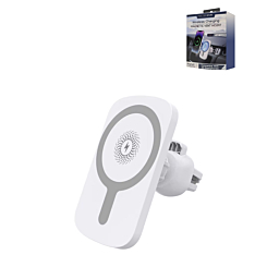 MagSafe Wireless Charging Vent Mount (15W) - (WHITE) (Only Ground Shipping)