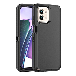 Heavy Duty Case for Moto G Stylus 5G (2023) (BLACK) (Only Ground Shipping)