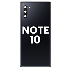 Order the Back Glass with Camera Lens and Adhesive for Galaxy Note 10 in Aura Black.