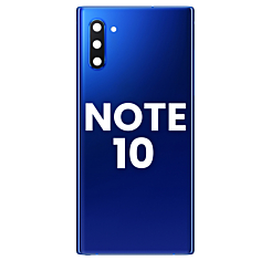 Purchase the Back Glass with Camera Lens and Adhesive for Galaxy Note 10 in Aura Blue.