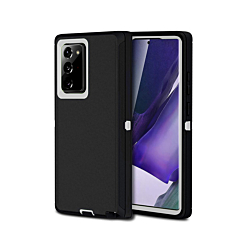 Heavy Duty Case for Galaxy Note 20 Ultra (BLACK & WHITE) (Only Ground Shipping)