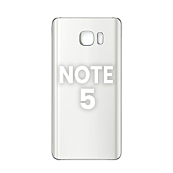Purchase the Back Glass with Camera Lens and Adhesive for Galaxy Note 5 in White Pearl.