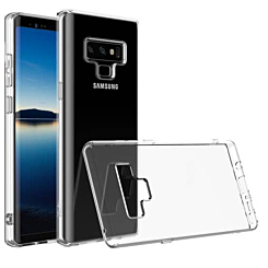 Galaxy Note 9 Hybrid Case with Air Cushion Technology -Clear (Only Ground Shipping)