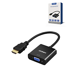 Onten Adapter for HDMI to VGA (1080P) (Only Ground Shipping)