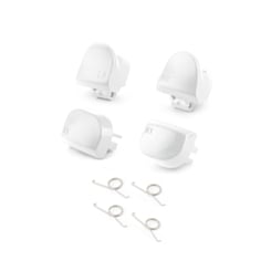 R1 L1 R2 L2 Trigger Buttons with Springs for PlayStation 5 Controller (WHITE) (BDM-020) (8 Piece Set)