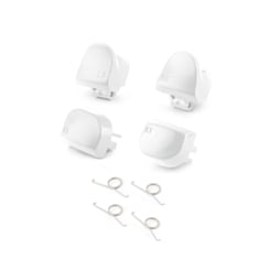 R1 L1 R2 L2 Trigger Buttons with Springs for PlayStation 5 Controller (WHITE) (BDM-030) (8 Piece Set)