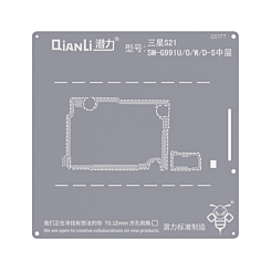 Stock up on the QianLi Bumblebee QS177 Middle Layer Stencil for Galaxy S21 G991 U/0/D-S/W. Not returnable.